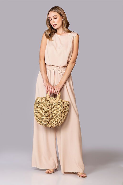 Костюм (Брюки+Топ) EZANNA (Бежевый) W1Ks353V1 #898352 фото 3