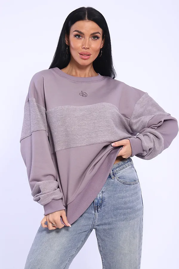 Толстовка 066 НАТАЛИ, лиловый - фото 2