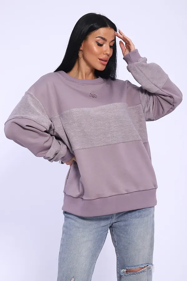 Толстовка 066 НАТАЛИ, лиловый - фото 2