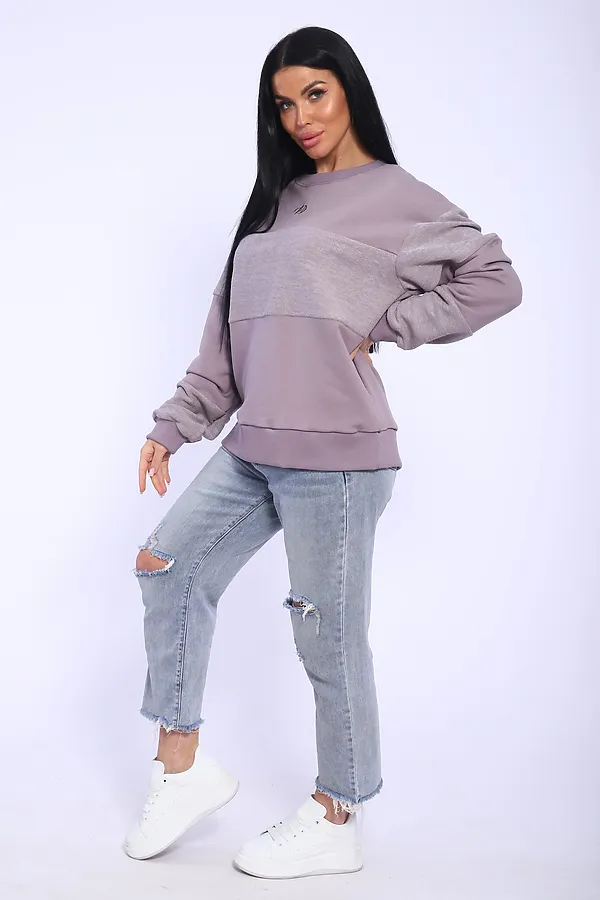 Толстовка 066 НАТАЛИ, лиловый - фото 2