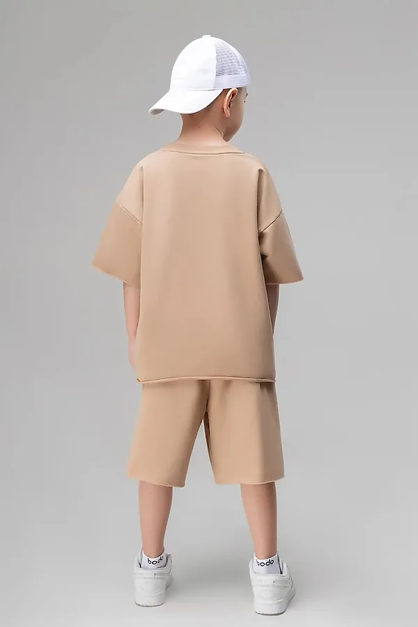 Костюм (Футболка+Шорты) BODO, бежевый - фото 2