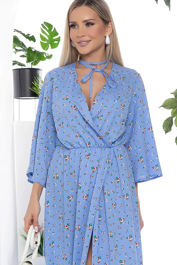 Платье LADY TAIGA, синее - фото 2