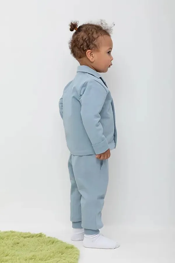 Брюки  CROCKID, пыльно-синий к470 - фото 2