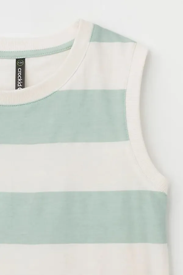 Майка CROCKID, голубая дымка,полоска к480 - фото 2