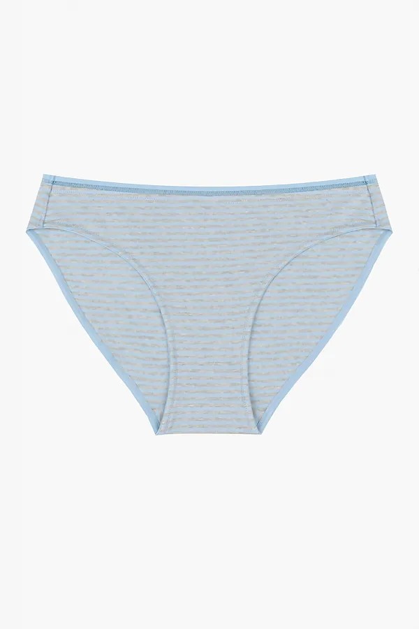 Трусы INDEFINI, серый, голубой - фото 2