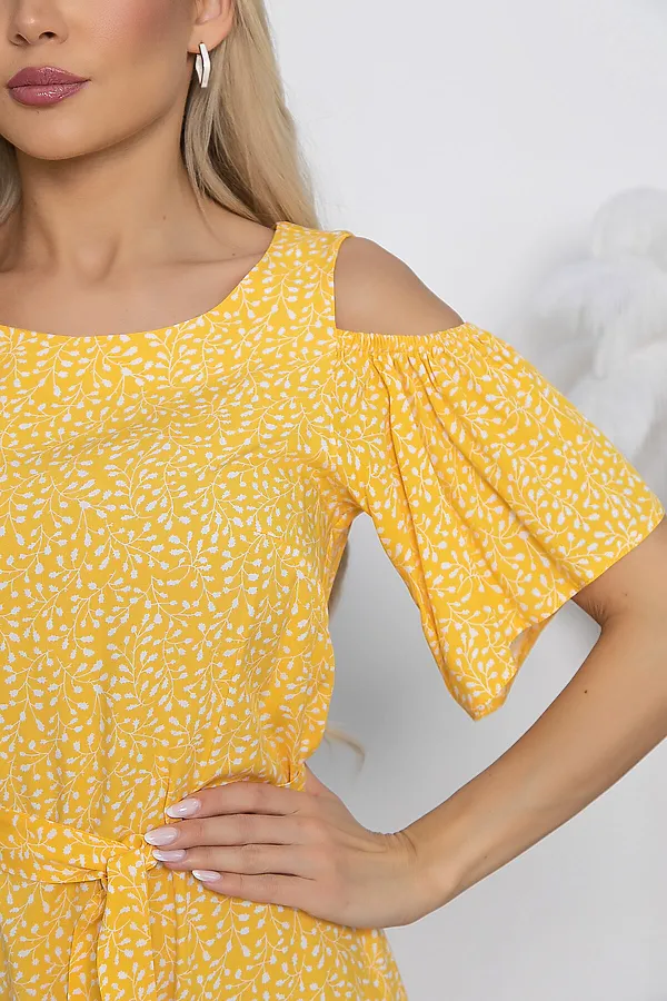 Платье LADY TAIGA, желтое - фото 2