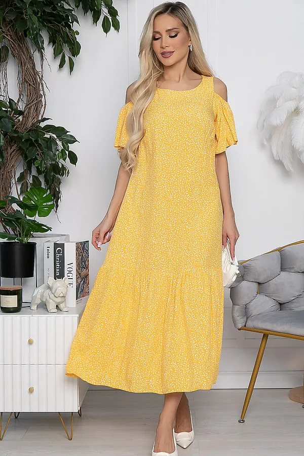 Платье LADY TAIGA, желтое - фото 2