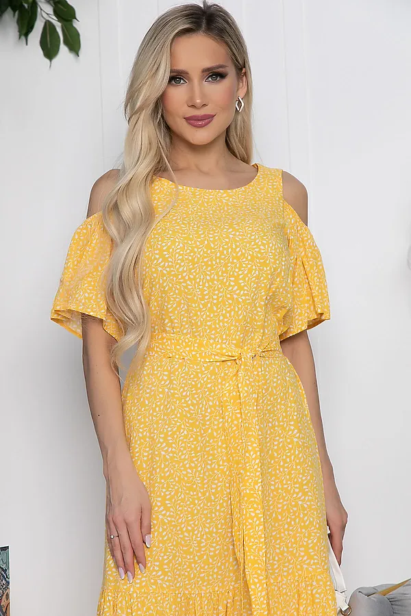 Платье LADY TAIGA, желтое - фото 2