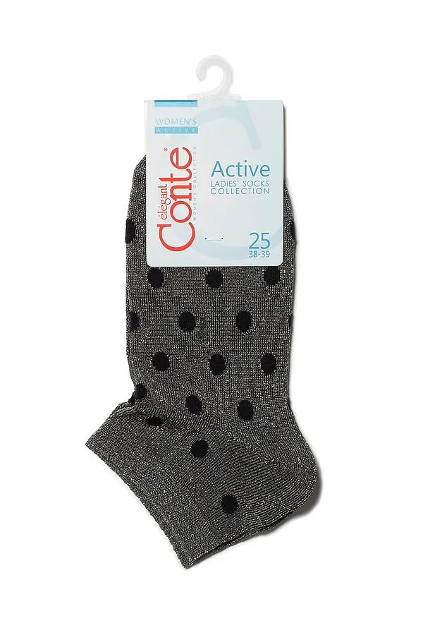 Носки  CONTE ELEGANT, пепельный - фото 2
