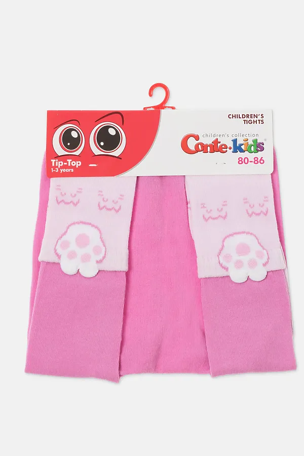 CONTE-KIDS TIP-TOP (мордашки) Колготки детские CONTE KIDS, розовый - фото 2