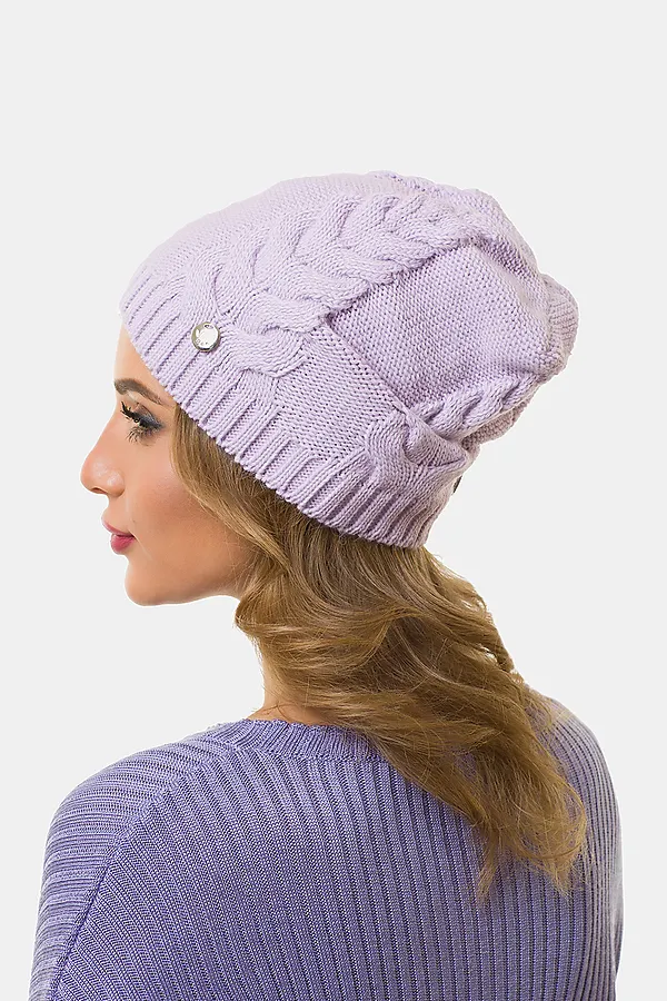 Шапка VAY, лиловый - фото 2