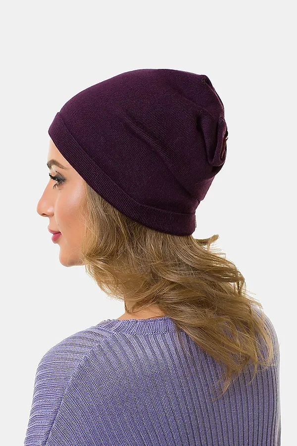 Шапка VAY, цикламен - фото 2