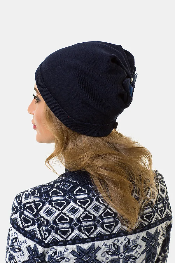 Шапка VAY, т.синий - фото 2