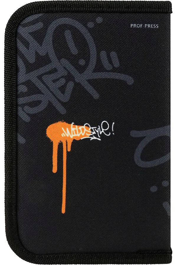 Пенал 1-секц, печать на ткани, большой, с отк.планкой ЯРКАЯ НАДПИСЬ НА ЧЕРНОМ (ПН-3053) (190х115) НАТАЛИ, в ассортименте - фото 2