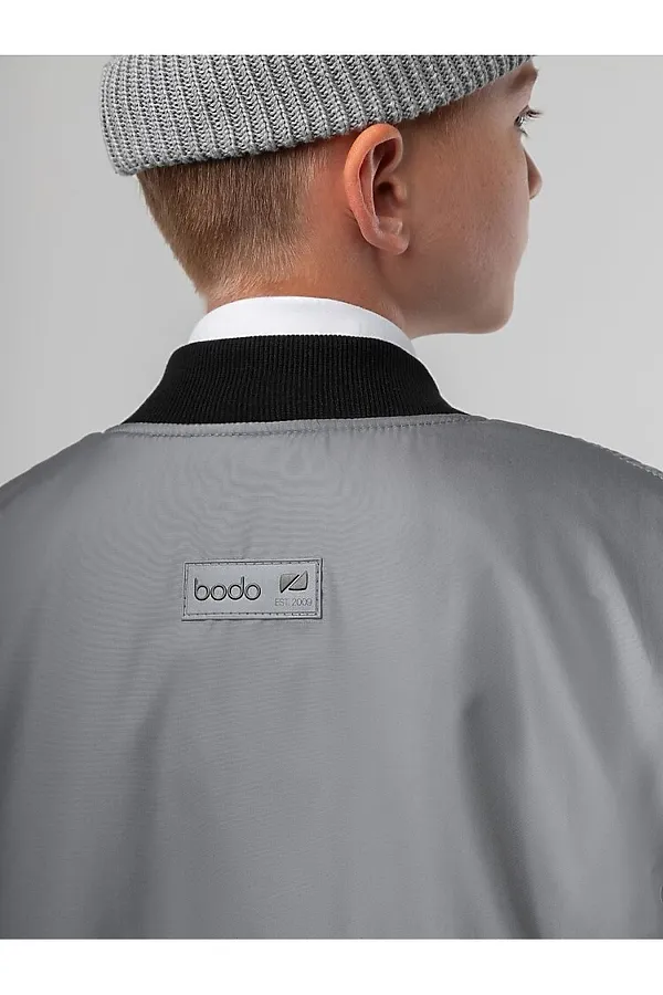 Бомбер BODO, серый - фото 2