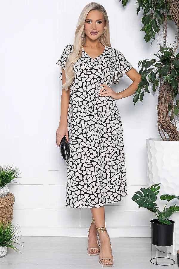 Платье LADY TAIGA, бежевое - фото 2