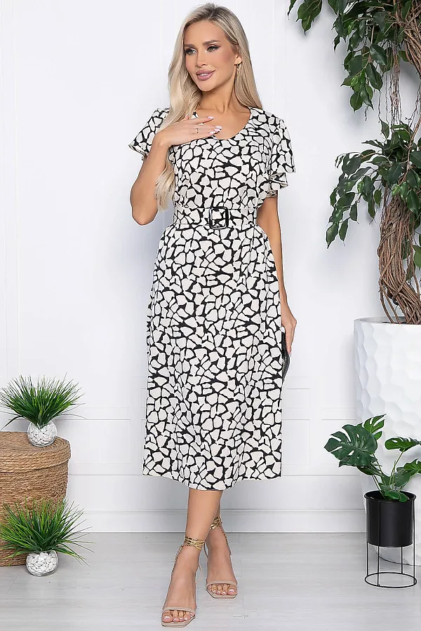 Платье LADY TAIGA, бежевое - фото 2