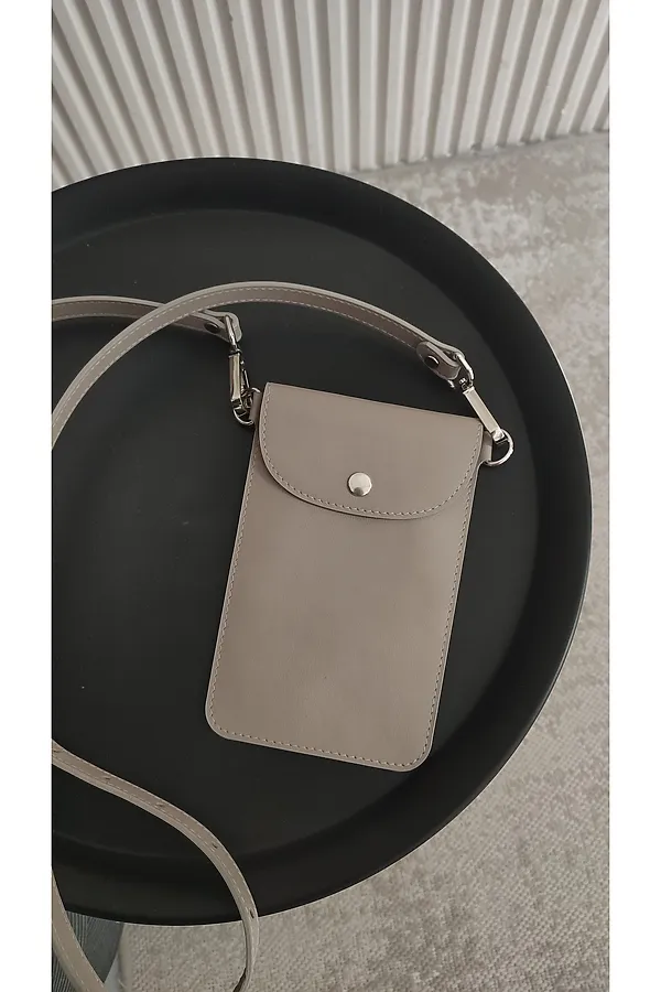 Сумка для телефона MARYARTY BAGS, серо-бежевый - фото 2