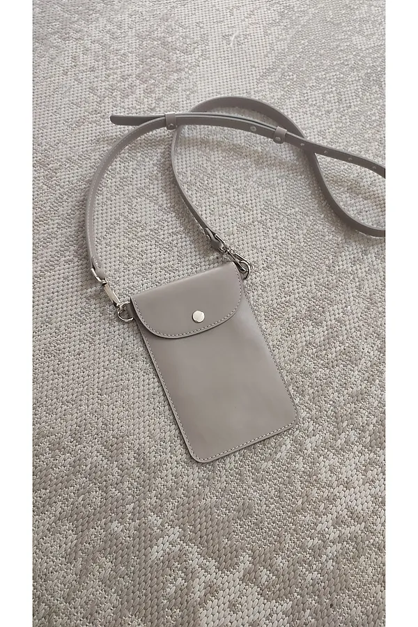 Сумка для телефона MARYARTY BAGS, серо-бежевый - фото 2