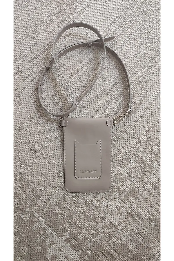 Сумка для телефона MARYARTY BAGS, серо-бежевый - фото 2