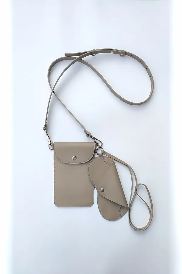 Сумка для телефона MARYARTY BAGS, серо-бежевый - фото 2