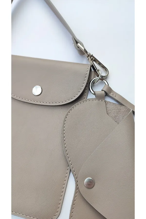 Сумка для телефона MARYARTY BAGS, серо-бежевый - фото 2