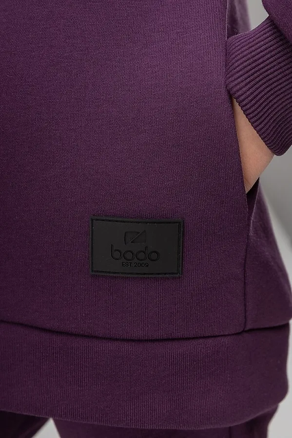 Костюм (Толстовка+Брюки) BODO-S, темно-сливовый - фото 2