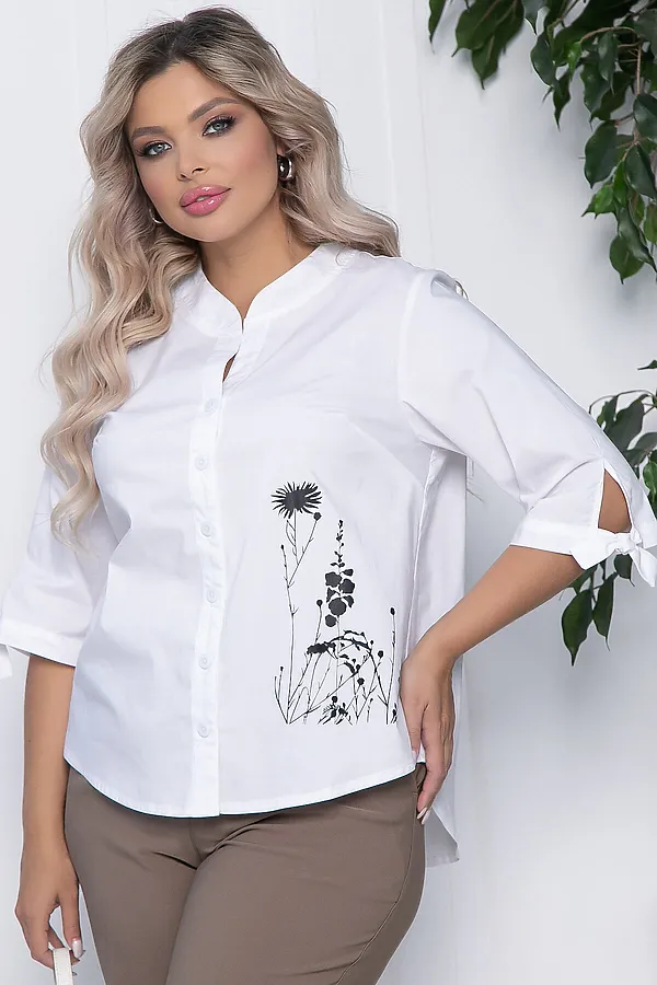 Блуза LADY TAIGA, белая - фото 2