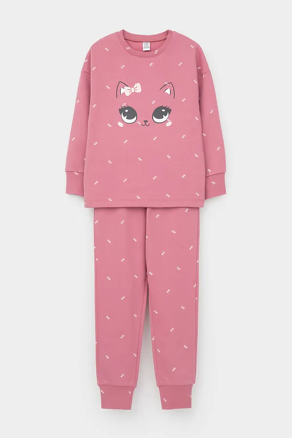 Пижама CROCKID, пепельная роза, маленькие листья - фото 2