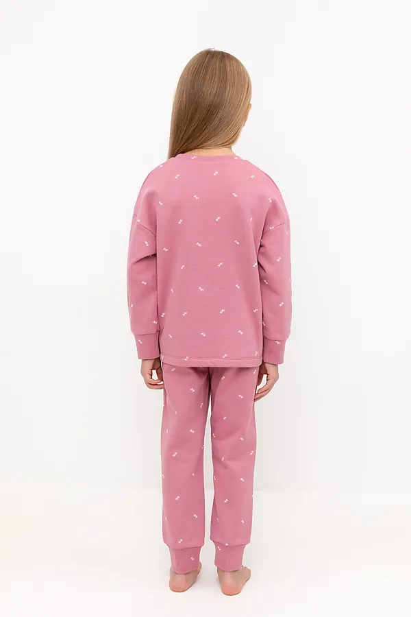Пижама CROCKID, пепельная роза, маленькие листья - фото 2