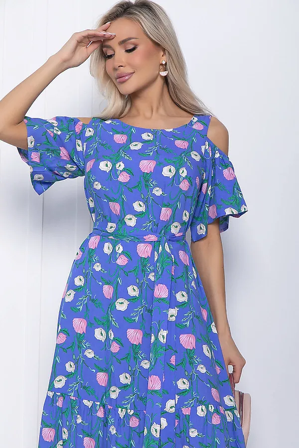 Платье LADY TAIGA, синее - фото 2