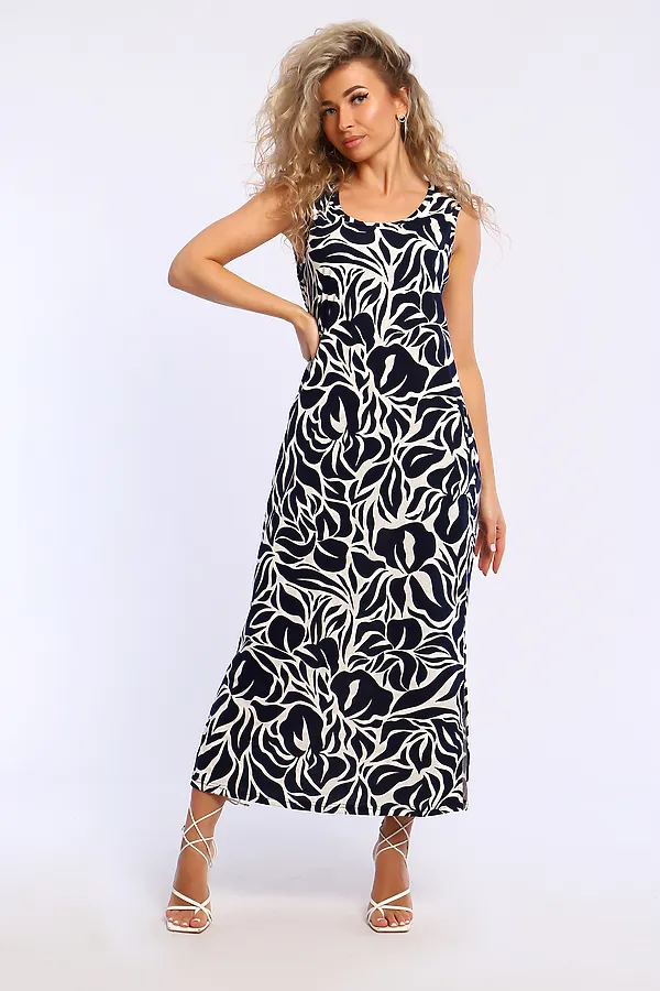 Сарафан 13249 НАТАЛИ, сине-белый - фото 2