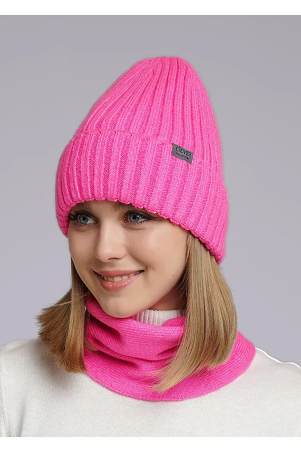 Снуд CLEVER, фуксиевый - фото 2