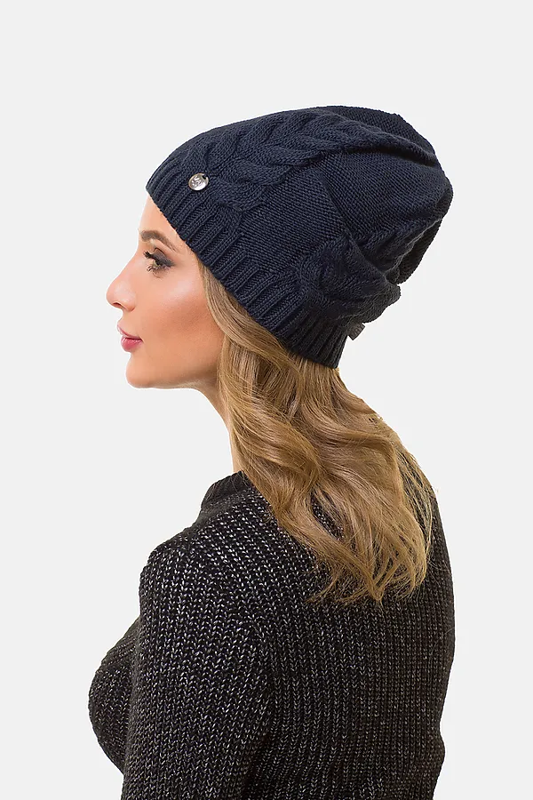 Шапка VAY, темно-синий - фото 2