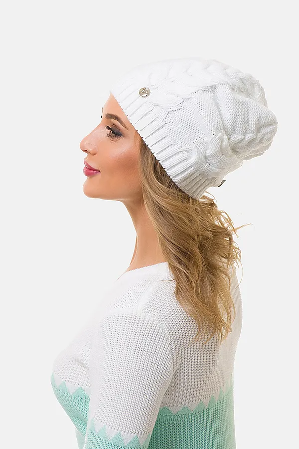 Шапка VAY, белый - фото 2