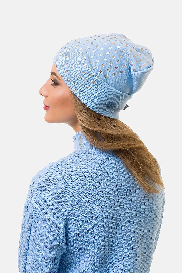 Шапка VAY, голубой - фото 2