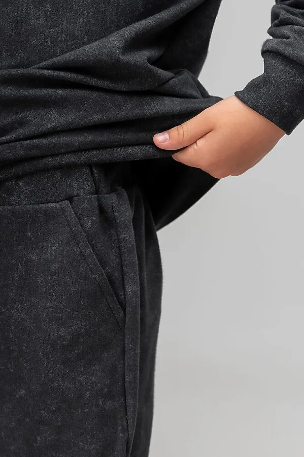 Костюм (Свитшот+Брюки) BODO, темно-серый - фото 2