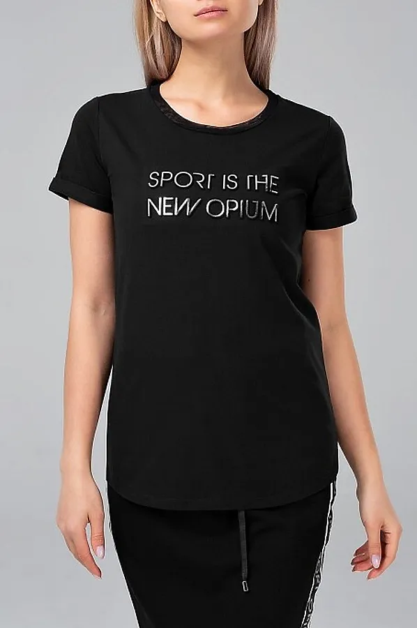 Футболка OPIUM, чёрный - фото 2