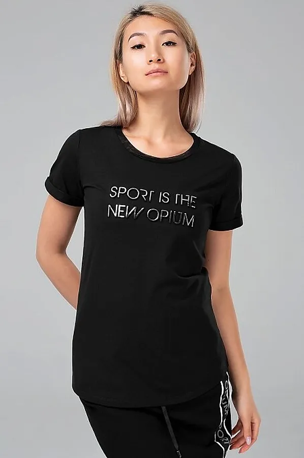 Футболка OPIUM, чёрный - фото 2
