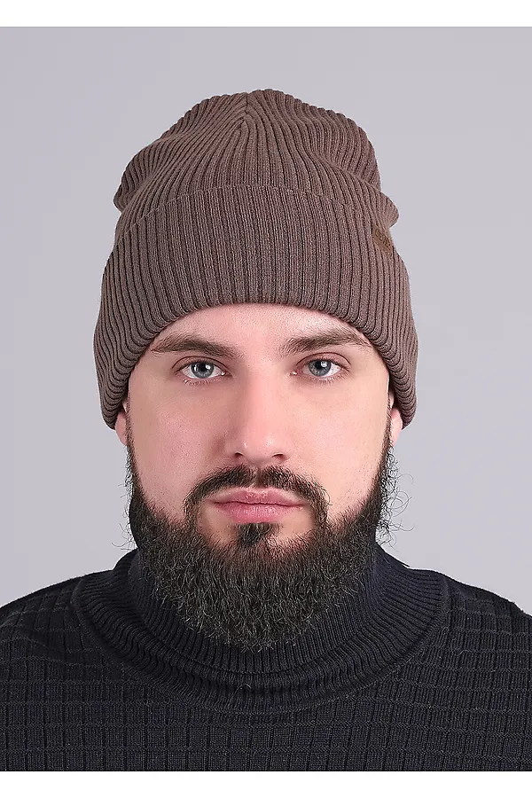 Шапка CLEVER, т.коричневый - фото 2