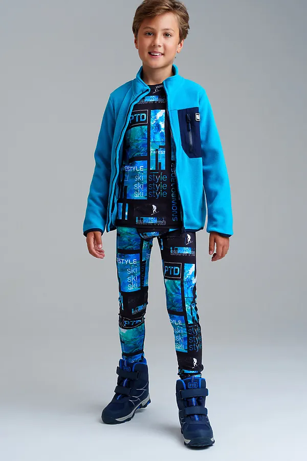 Термокомплект PLAYTODAY, черный,синий - фото 2