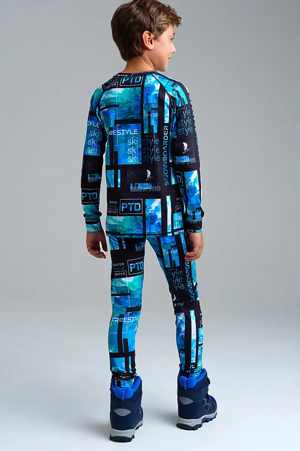 Термокомплект PLAYTODAY, черный,синий - фото 2