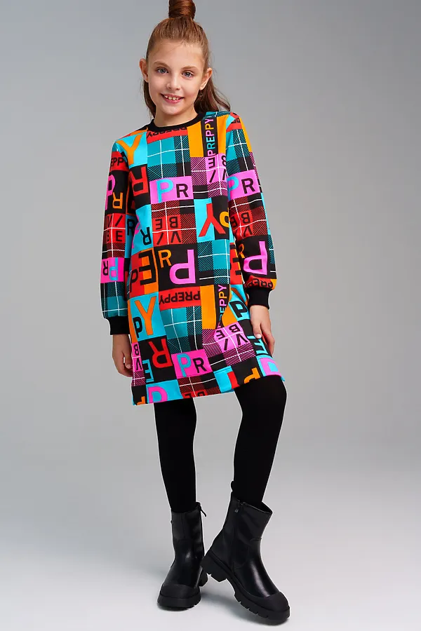 Платье PLAYTODAY, разноцветный - фото 2