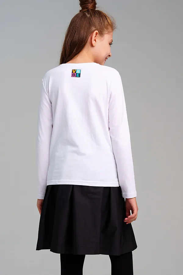 Лонгслив PLAYTODAY, белый - фото 2