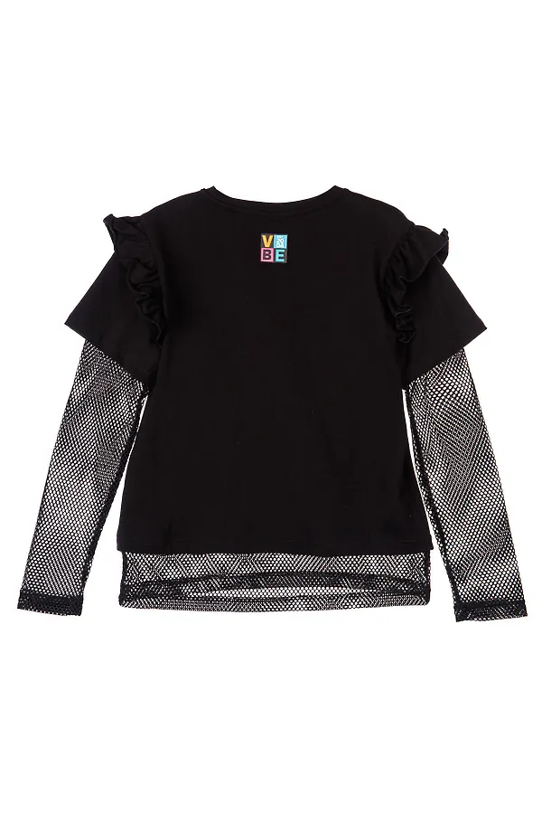 Лонгслив PLAYTODAY, черный - фото 2