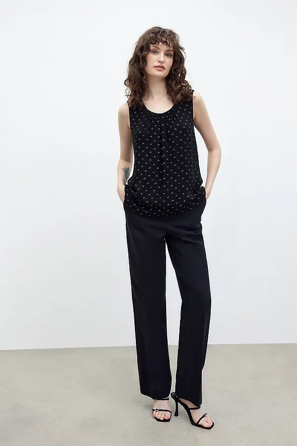 Блуза POMPA, черный - фото 2