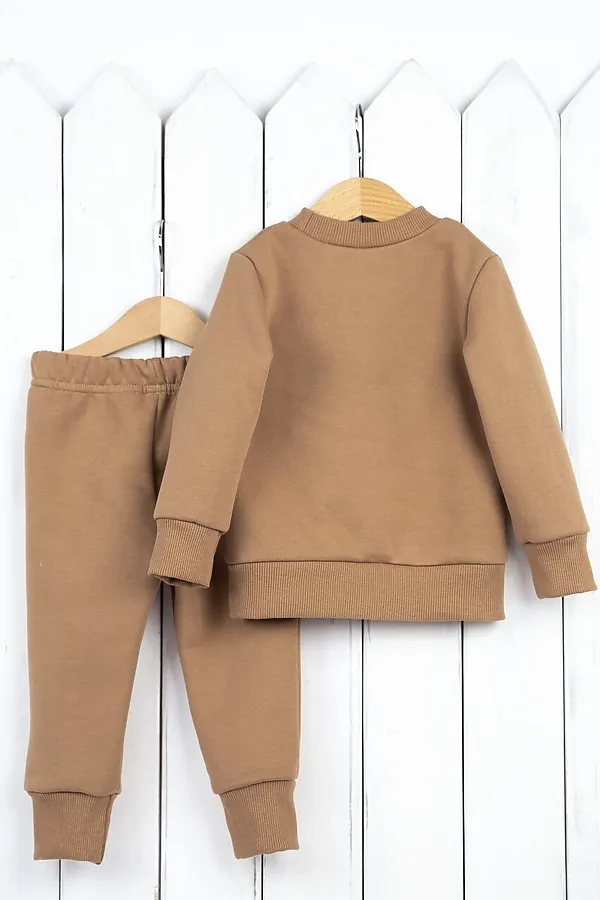 Комплект (Свитшот+Брюки) BABY BOOM, табако - фото 2