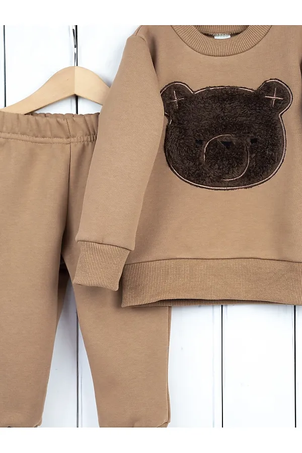 Комплект (Свитшот+Брюки) BABY BOOM, табако - фото 2
