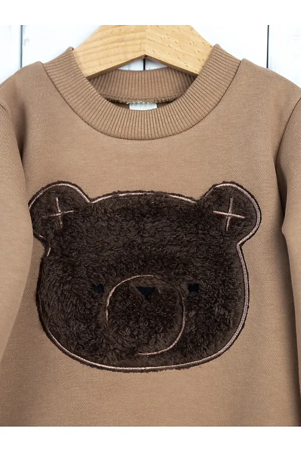 Комплект (Свитшот+Брюки) BABY BOOM, табако - фото 2