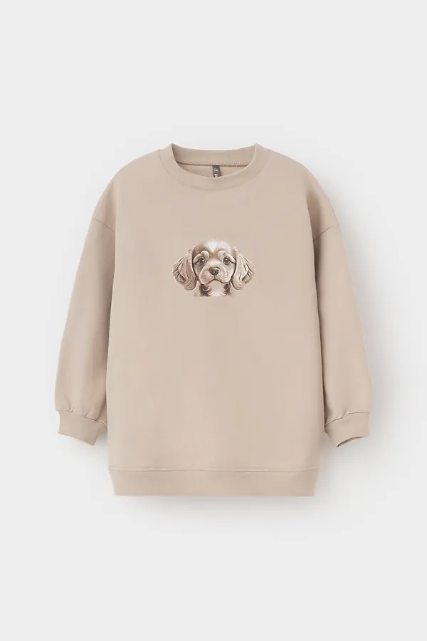 Джемпер  CROCKID, темно-бежевый к493 - фото 2